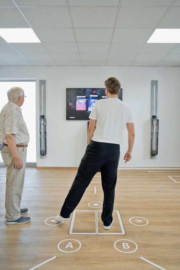 Skillcourt-Training im Diagnostik- und Trainingsraum