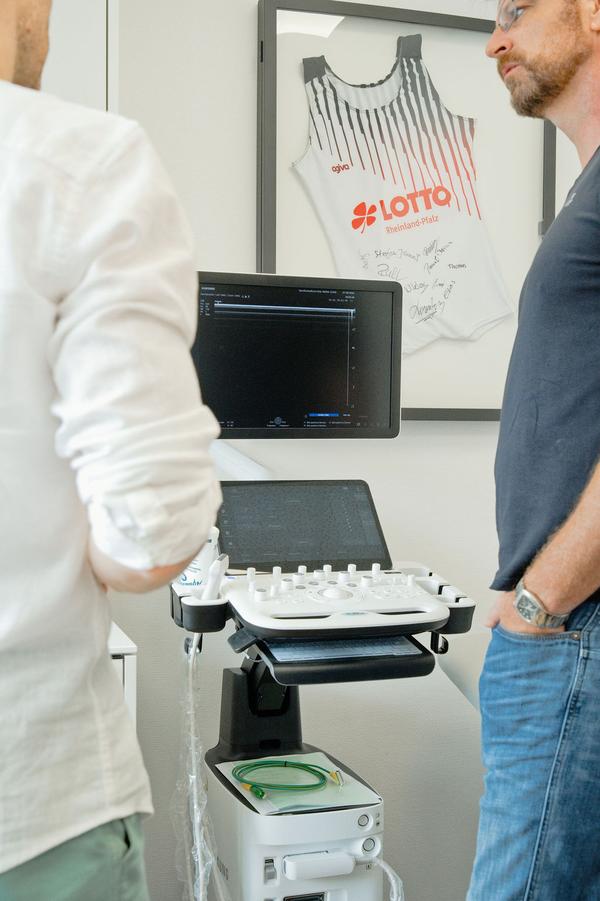Ultraschalldiagnostik im Behandlungszimmer